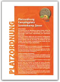 Platzordnung