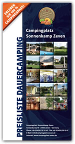 Preisliste Dauercamping